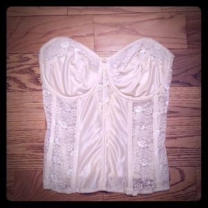 Strapless Corset Bra. 34F.